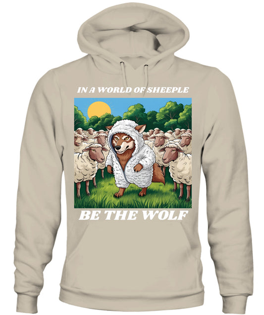 ⚡ "THE WOLF IN THE FLOCK” ⚡ white lettering