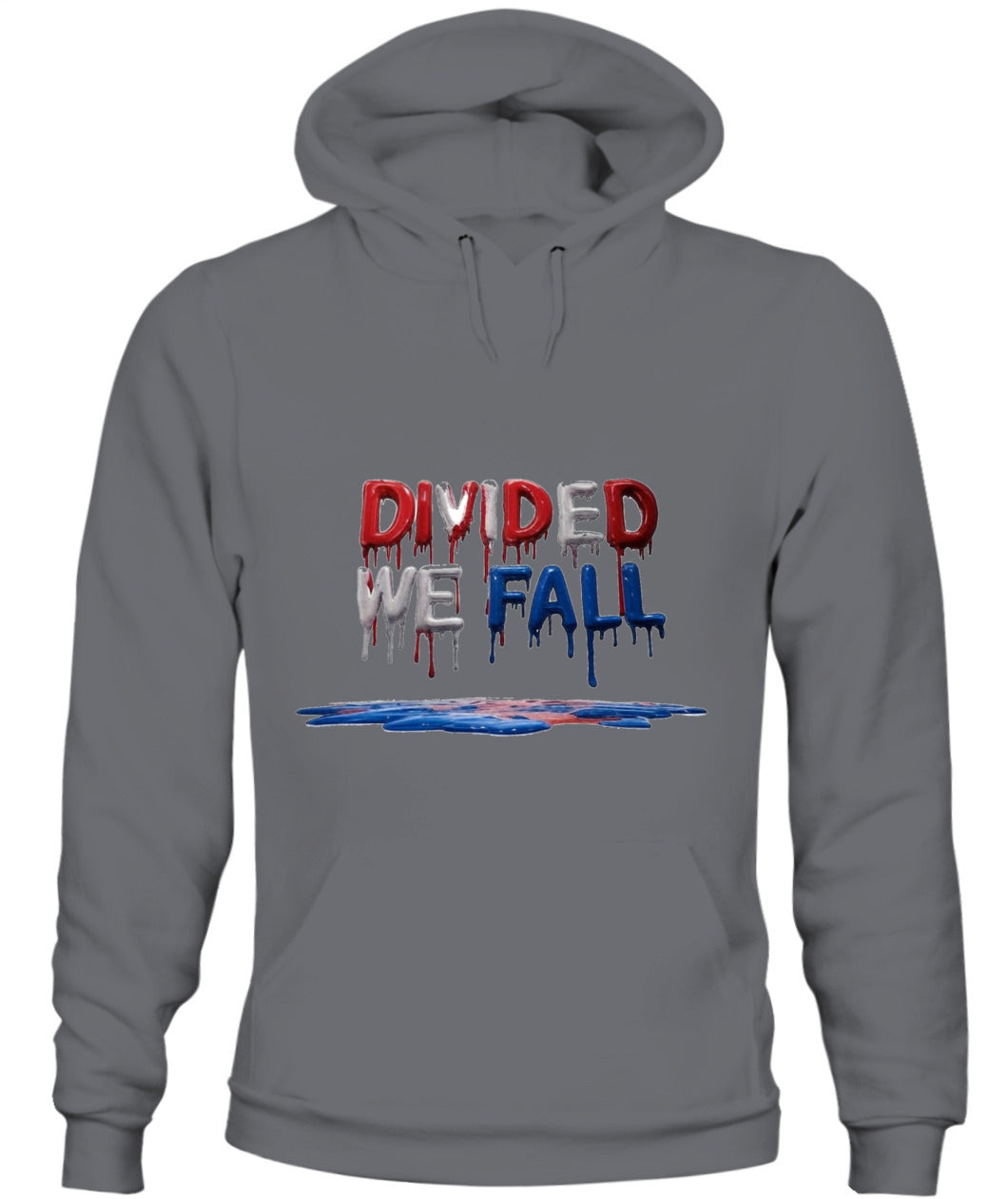 🔥 "Divided We Fall" Civil War Warning Hoodie