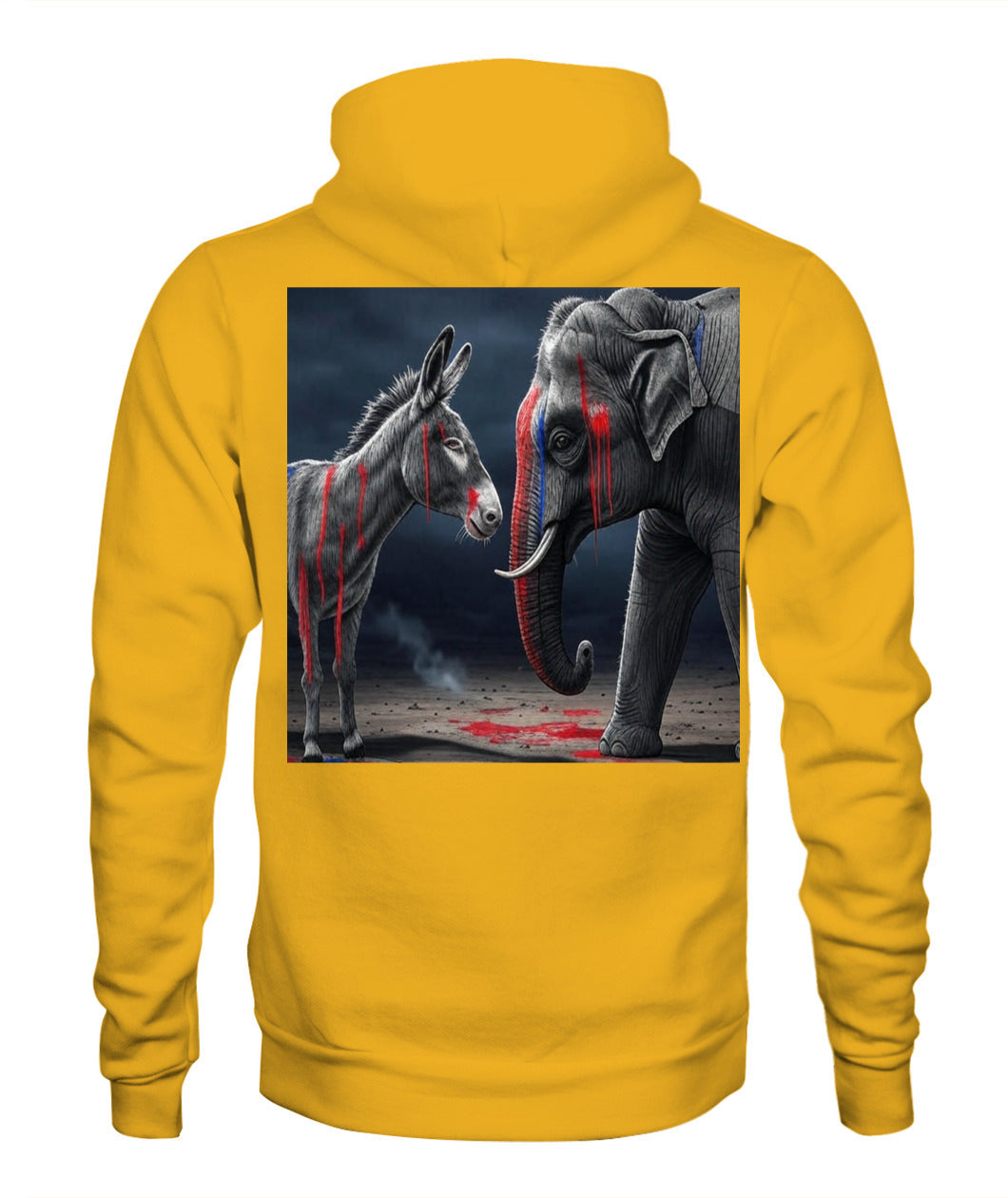 🔥 "Divided We Fall" Civil War Warning Hoodie