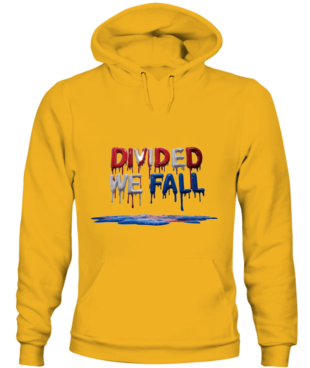 🔥 "Divided We Fall" Civil War Warning Hoodie