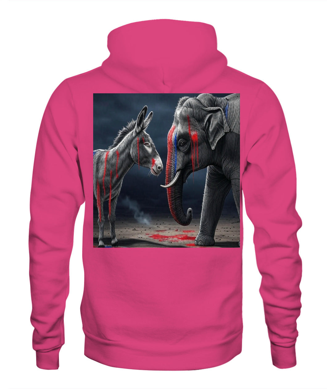 🔥 "Divided We Fall" Civil War Warning Hoodie