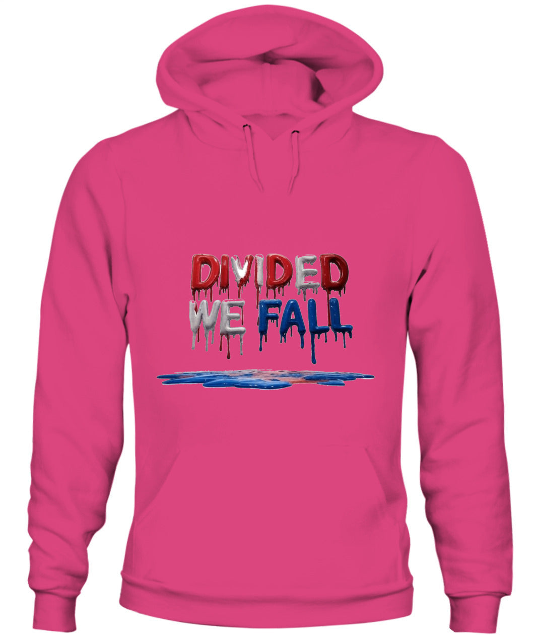 🔥 "Divided We Fall" Civil War Warning Hoodie
