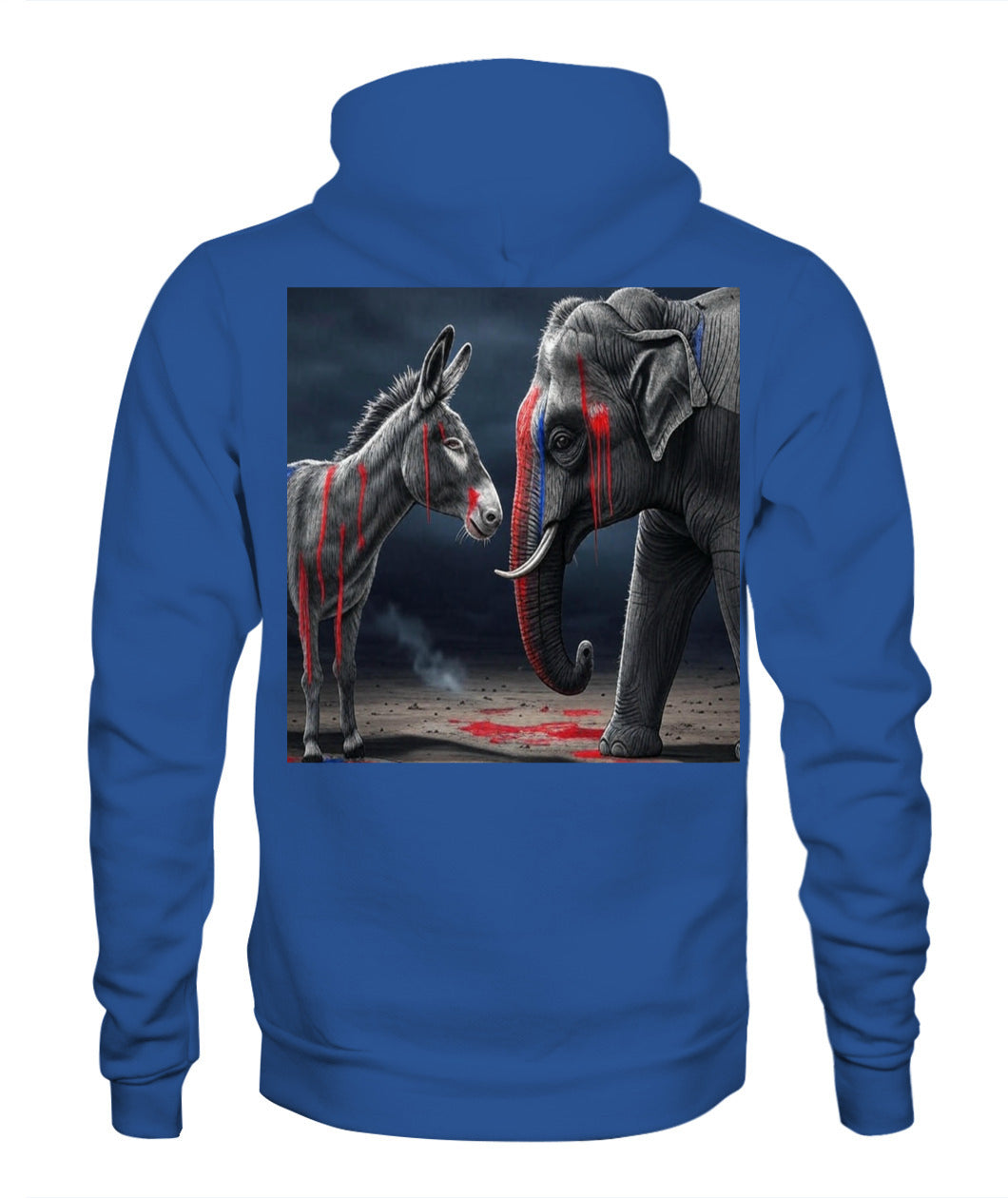 🔥 "Divided We Fall" Civil War Warning Hoodie