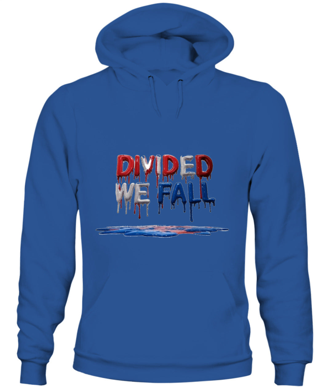 🔥 "Divided We Fall" Civil War Warning Hoodie