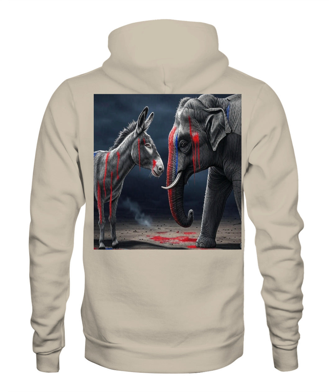 🔥 "Divided We Fall" Civil War Warning Hoodie