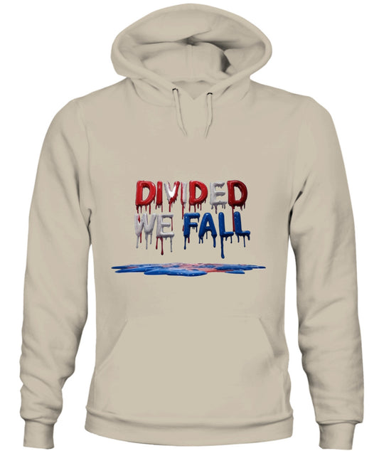 🔥 "Divided We Fall" Civil War Warning Hoodie