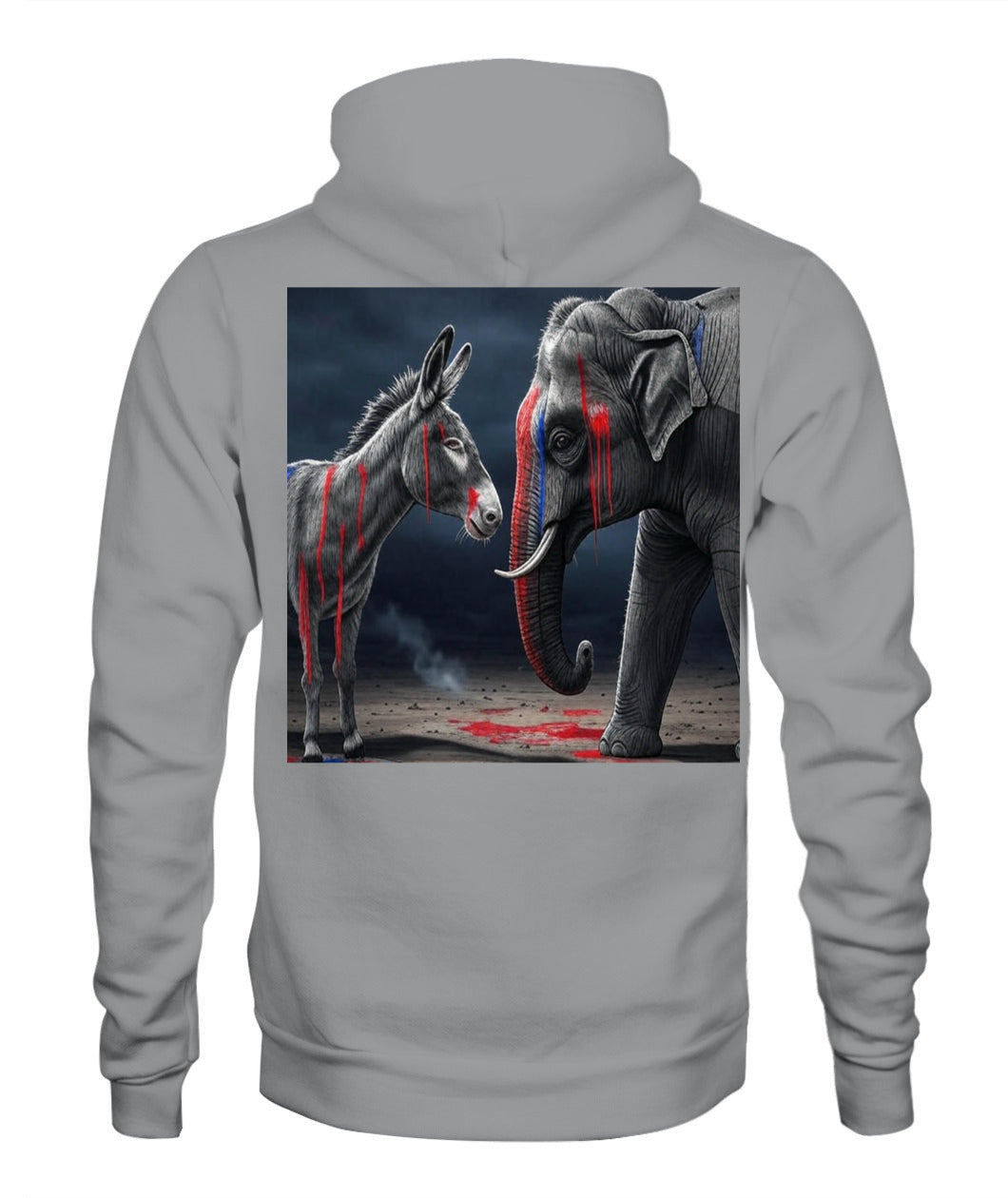🔥 "Divided We Fall" Civil War Warning Hoodie