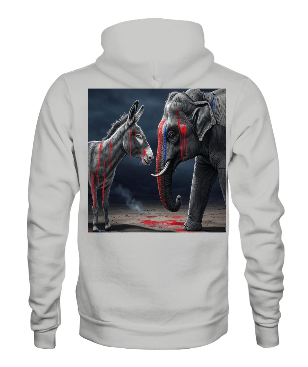 🔥 "Divided We Fall" Civil War Warning Hoodie