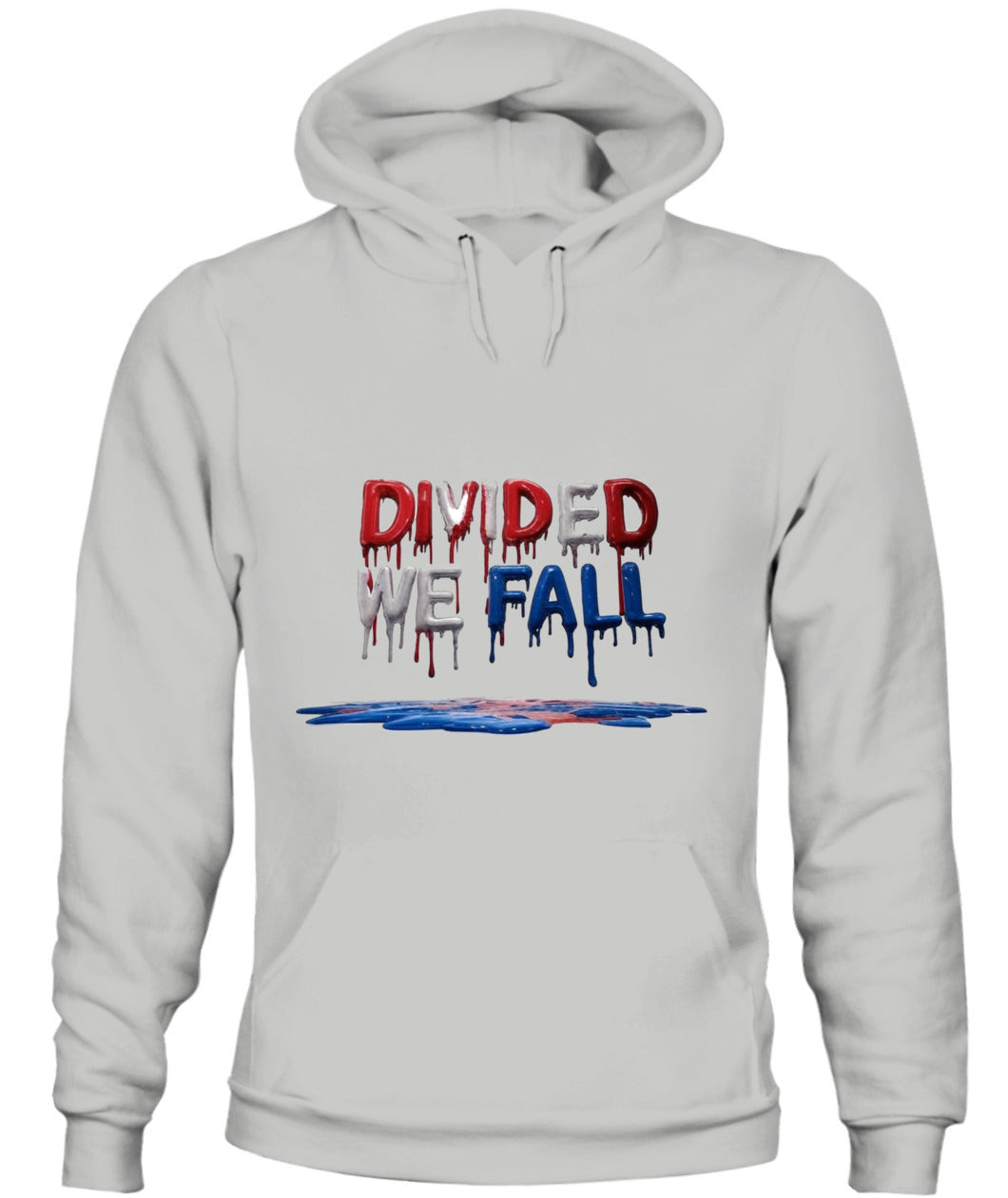 🔥 "Divided We Fall" Civil War Warning Hoodie