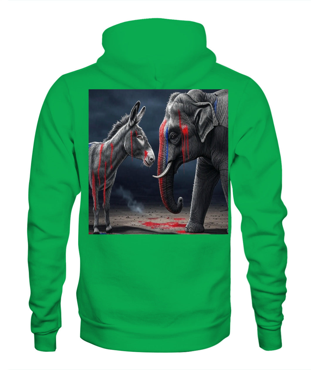 🔥 "Divided We Fall" Civil War Warning Hoodie