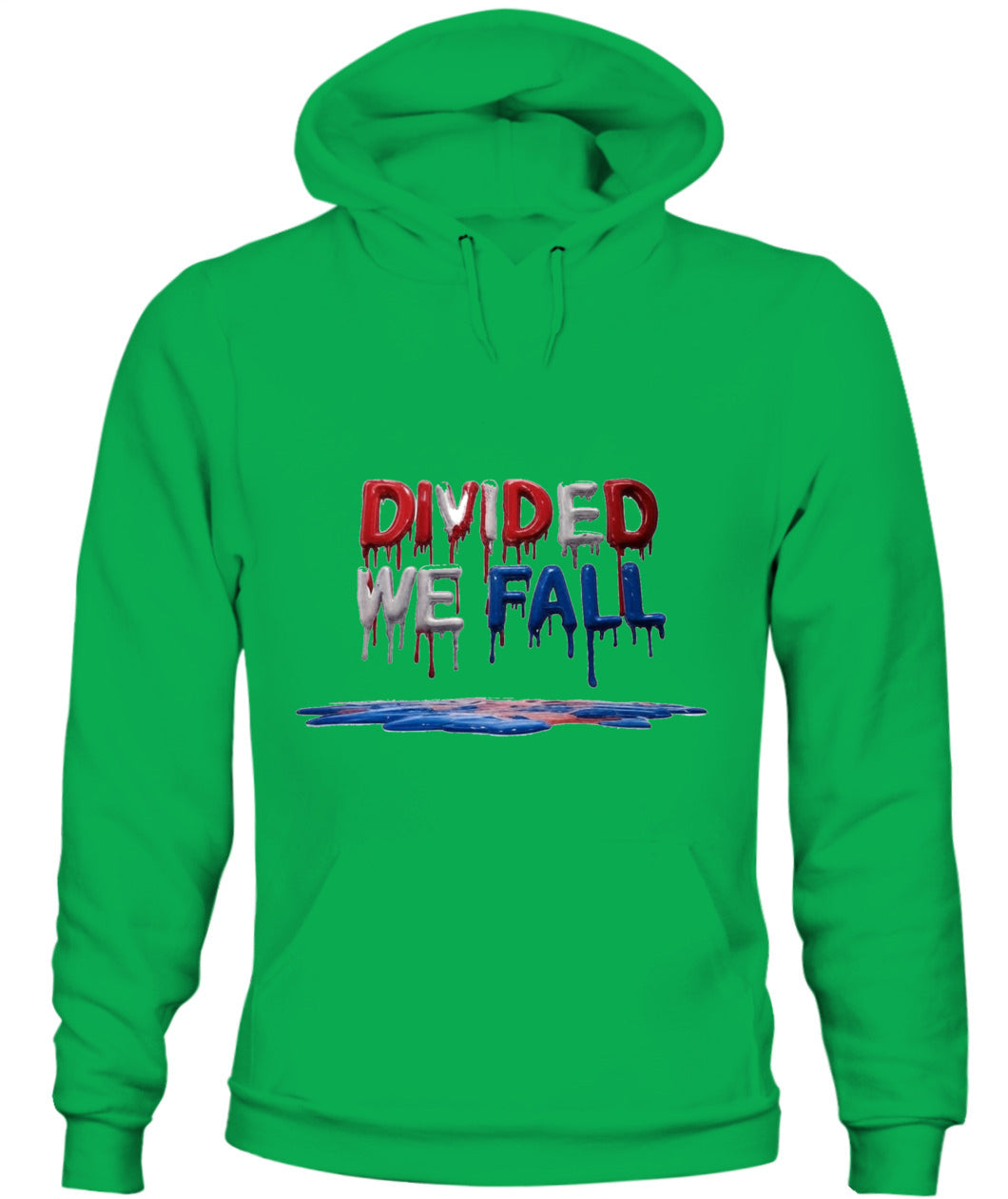 🔥 "Divided We Fall" Civil War Warning Hoodie