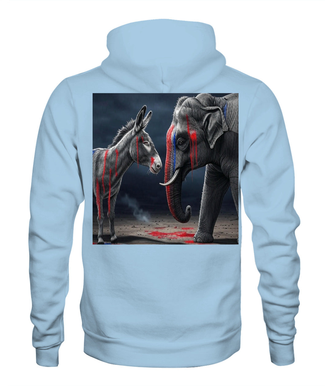 🔥 "Divided We Fall" Civil War Warning Hoodie