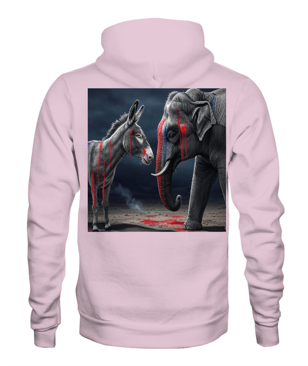 🔥 "Divided We Fall" Civil War Warning Hoodie