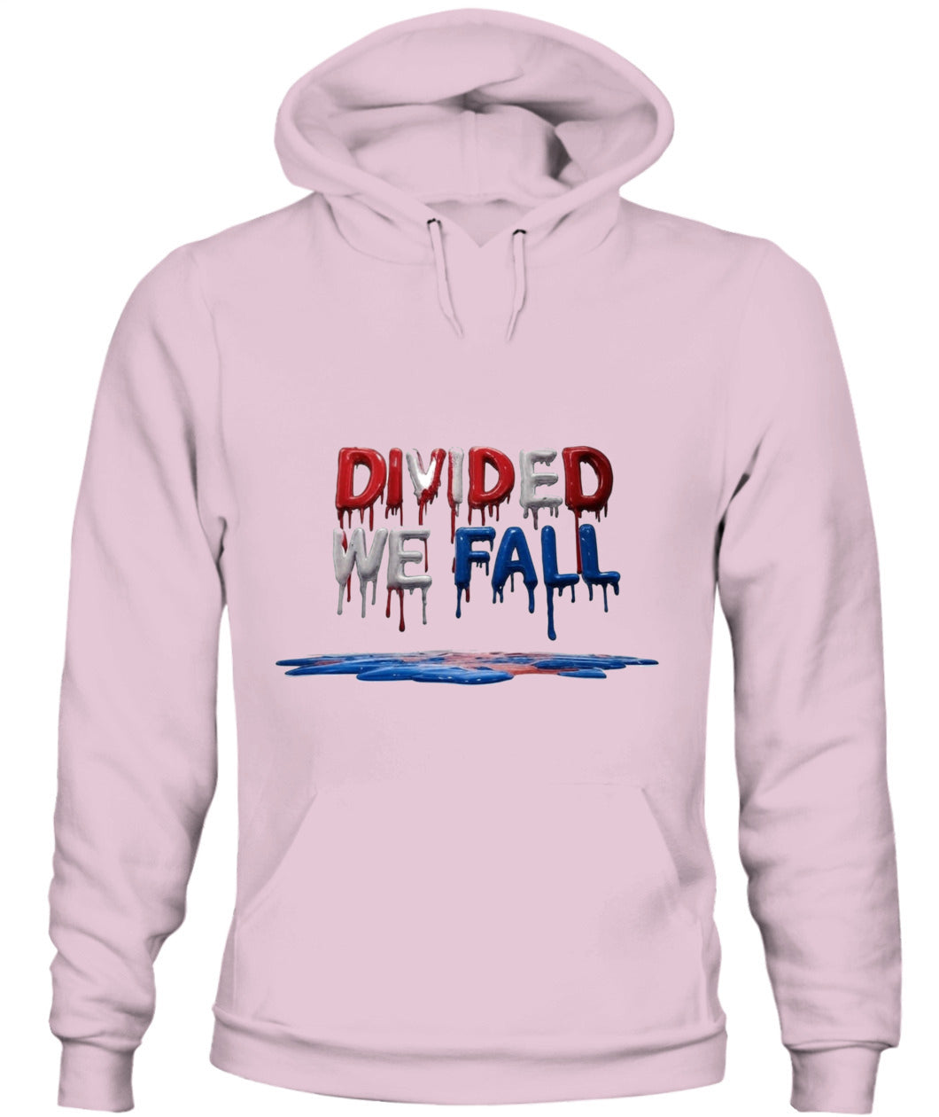 🔥 "Divided We Fall" Civil War Warning Hoodie