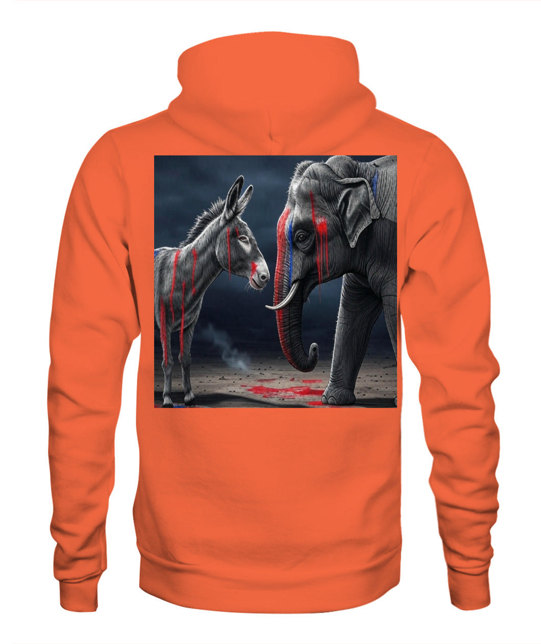 🔥 "Divided We Fall" Civil War Warning Hoodie
