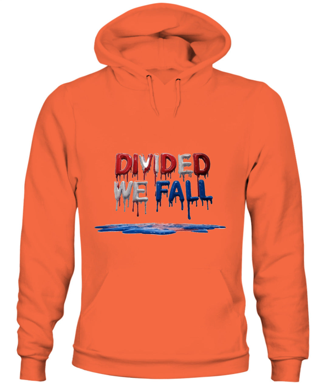 🔥 "Divided We Fall" Civil War Warning Hoodie
