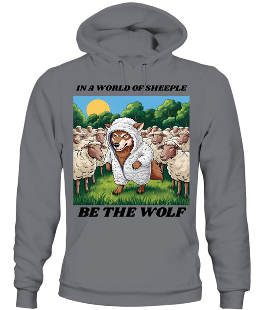 ⚡ "THE WOLF IN THE FLOCK” ⚡ black lettering